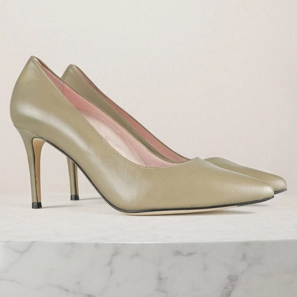 Julieta Leather Heels Handmade in Spain - Designer!